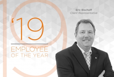 OHM Advisors' 2019 Employee of the Year, Eric Bischoff.
