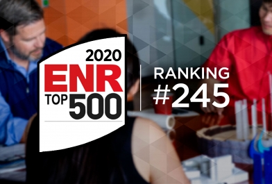 OHM Advisors ranked #245 on ENR's 2020 Top 500 Design Firms list