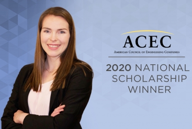 OHM Advisors' Engineer, Alisha Stidam wins ACEC National Scholarship