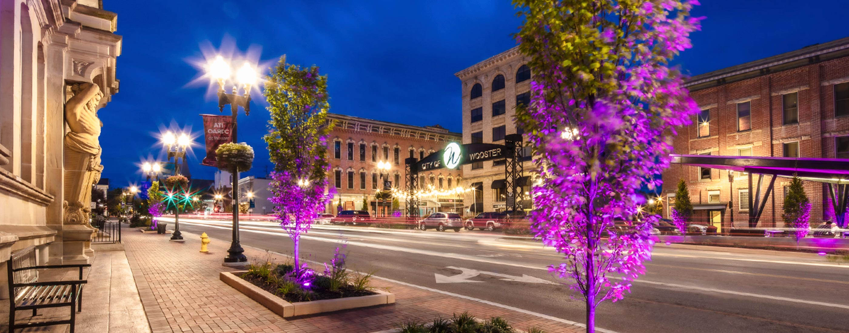 Wooster Downtown Plan, Center Green Plaza & Streetscapes OHM Advisors