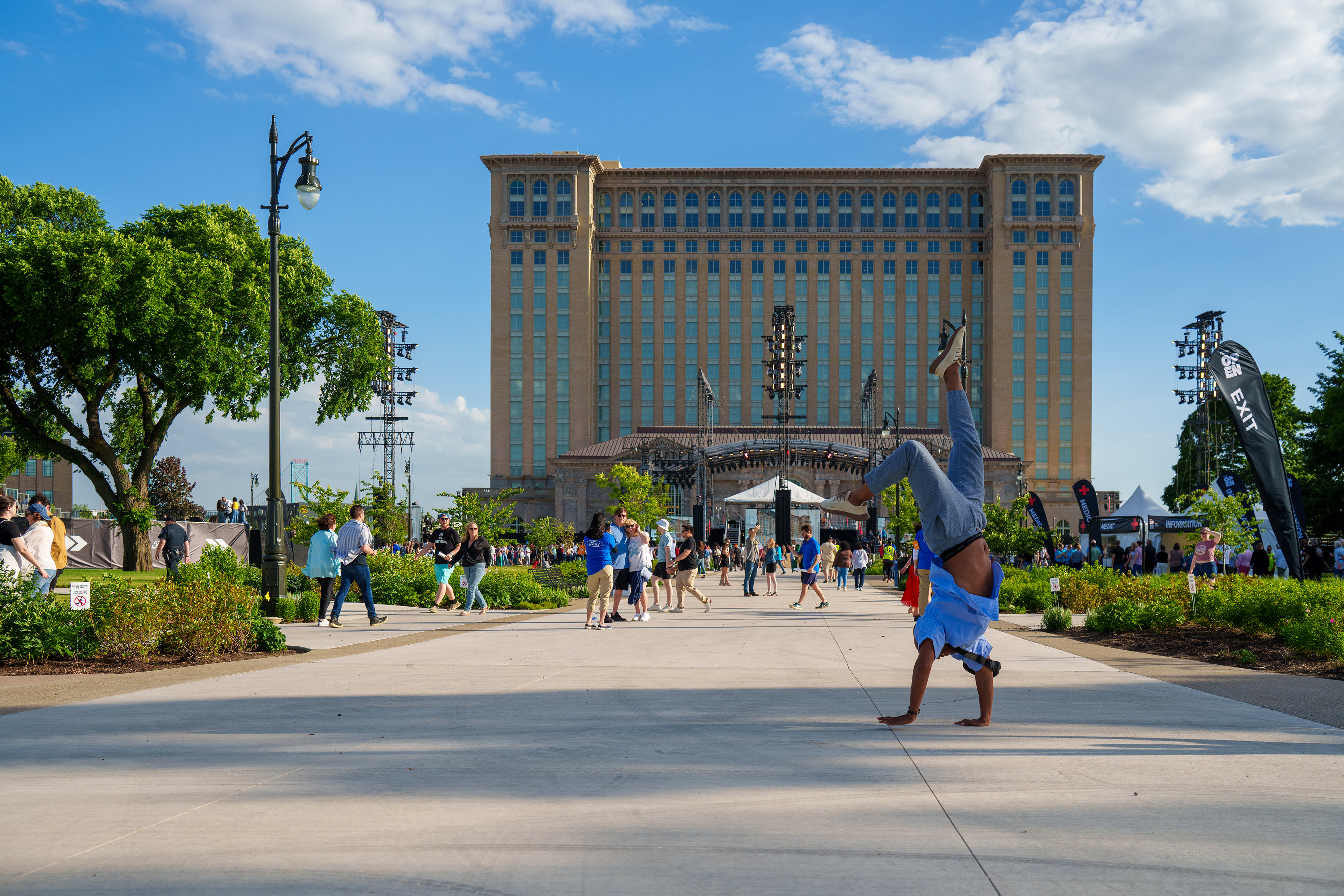 Roosevelt Park can accommodate both large and small events