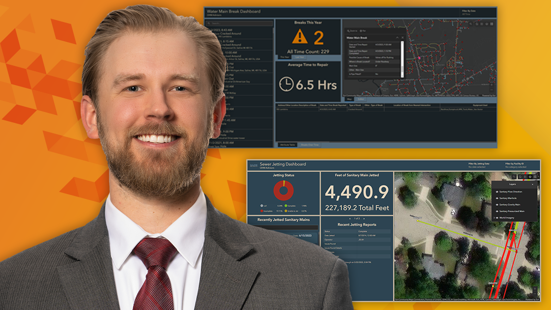 Jake Murawksi featured on ESRI Water Utilities blog